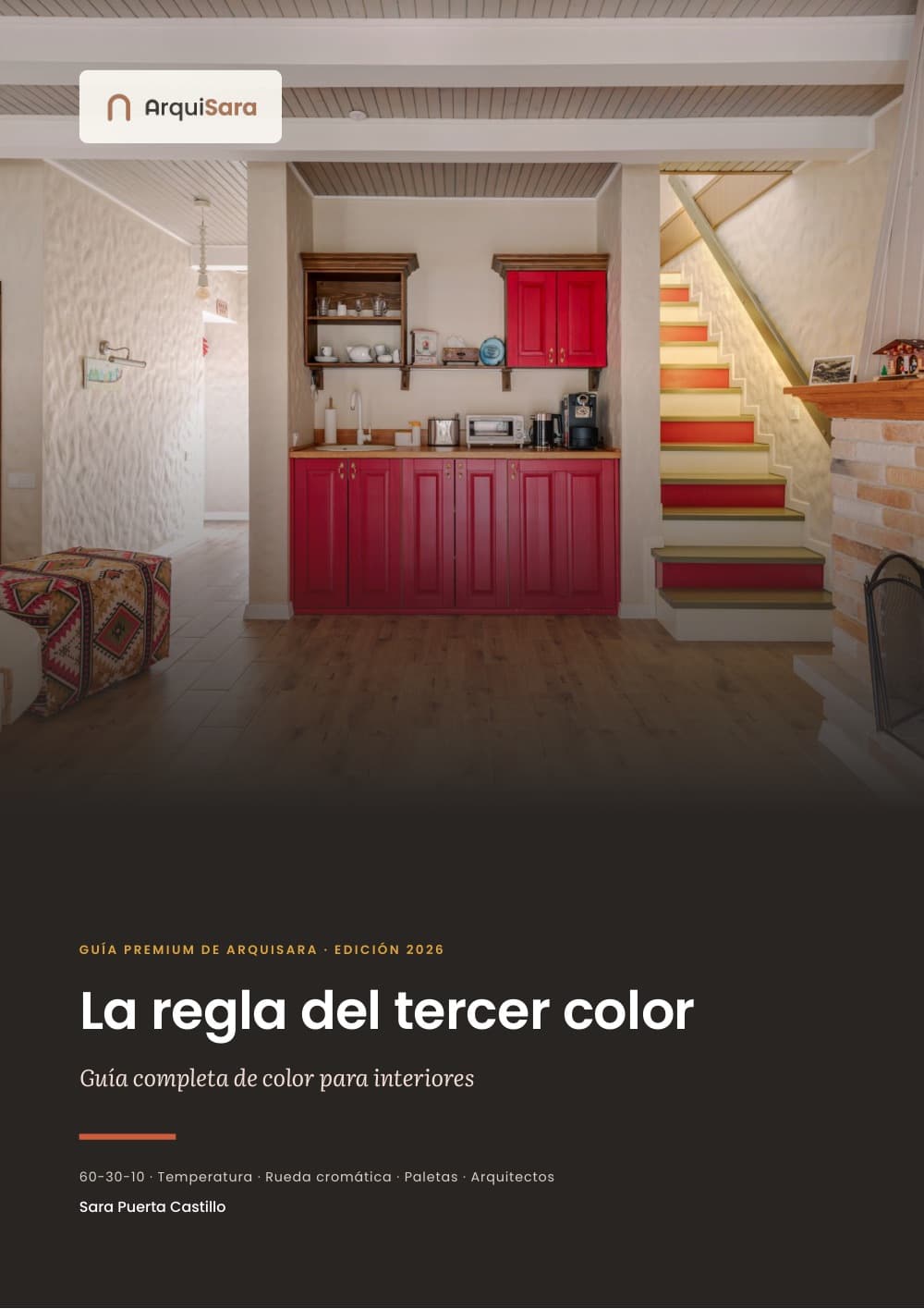 Portada de La regla del tercer color: guía completa de color para interiores